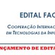 LANÇAMENTO DE EDITAL