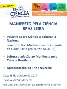 Cartaz divulgação Manifesto