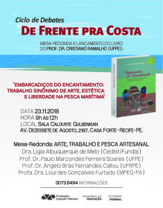 Dr. Cristiano Ramalho (UFPE) lança seu livro na Sala Calouste Gulbenkian, em Casa Forte