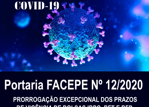 Portaria 12-2020 prorrogação bolsas