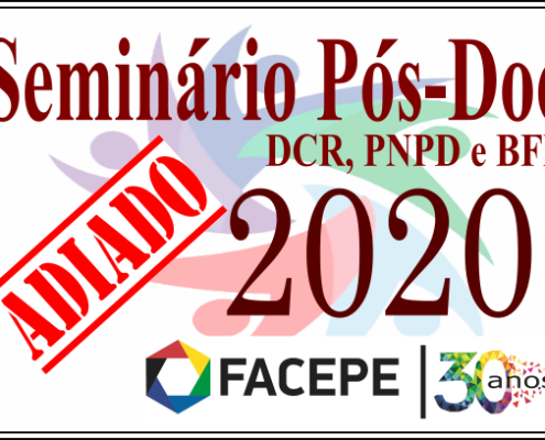 Seminário Pós-Doc 2020 - ADIADO