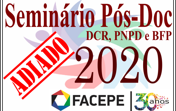 Seminário Pós-Doc 2020 - ADIADO
