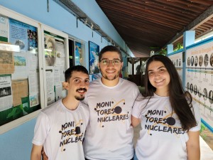 Luís Augusto Costa de Lira Carvalho – UNICAP, João Vitor Cavalcanti da Silva – IFPE e Mariana Nunes Wanderley Braga - IFPE receberam bolsas da FACEPE pelo trabalho realizado junto ao Museu de Ciências Nucleares da UFPE.