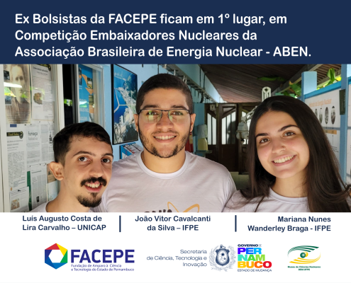 Ex bolsistas Facepe ficam em  primeiro lugar competição embaixadores nucleares da ABEN