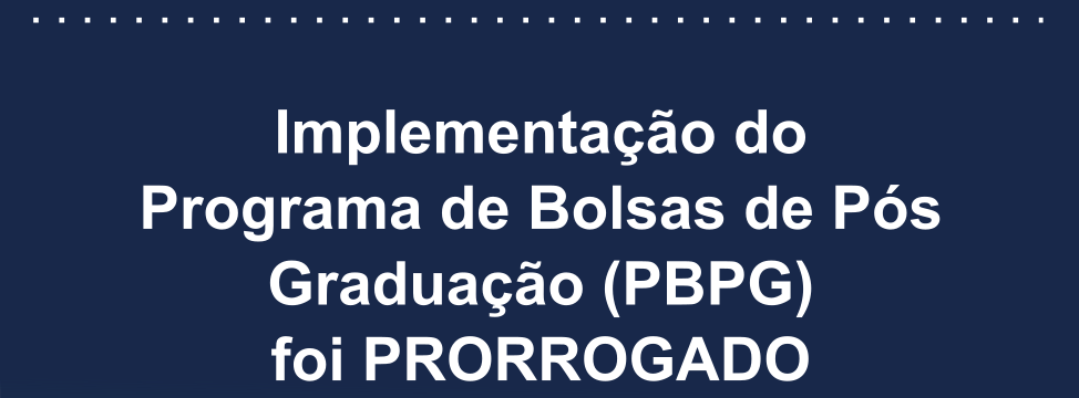 pRORROGADO PRAZO INSCRIÇÕES PARA P pbpg 2024.01 - CARD
