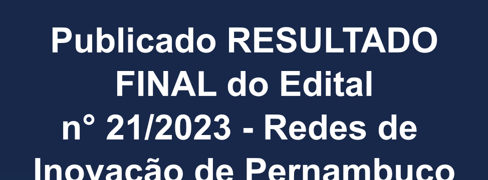 resultado final redes de inovação