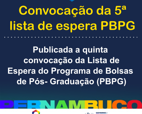 convocacao 5 lista de espera PBPG