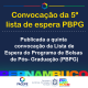 convocacao 5 lista de espera PBPG