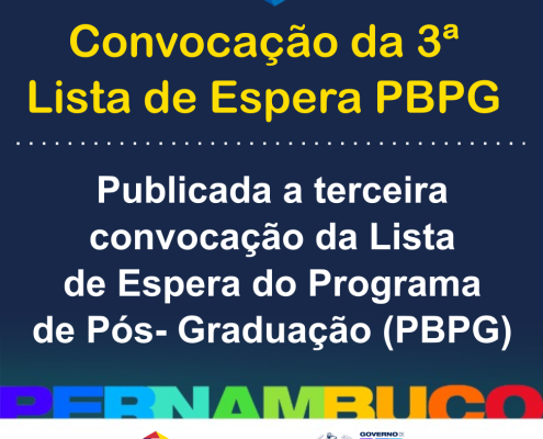 convocacao de terceira lista de espera PBPG