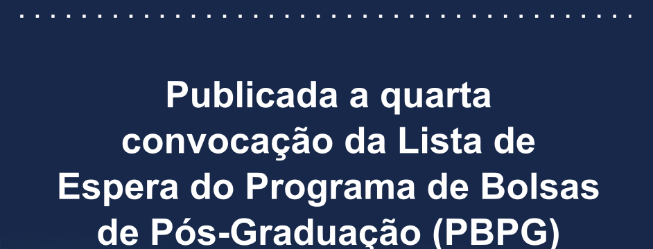 quarta lista de espera pbpg