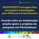 facepe divulga lista de projetos homologados pelo CNPq para financiamento