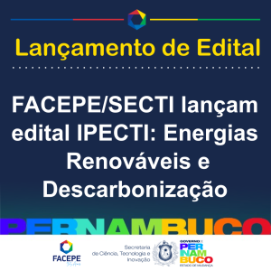 lancamento edital sobre energias renováveis e descabonização