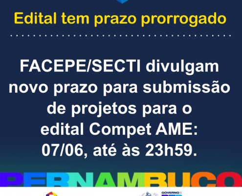 edial ame prazo prorrogado