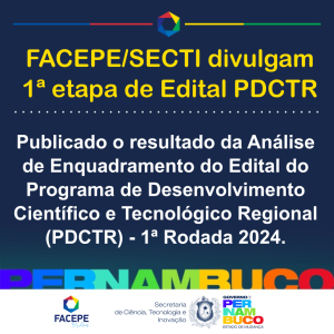 publicaro resultado de analise do enquadramento do edital PDCTR - rodada 1 2024
