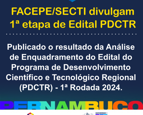 publicaro resultado de analise do enquadramento do edital PDCTR - rodada 1 2024