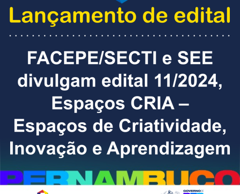 card lancamento de edital espacos cria
