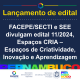 card lancamento de edital espacos cria