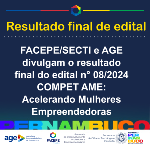 card resultado final compet ame - acelerando mulheres empreendedoras