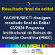 resultado final edital 03 2024 PIBIC