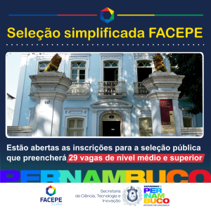seleção simplificada FACEPE