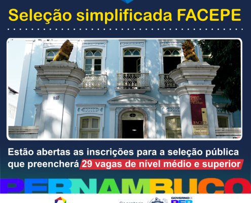 seleção simplificada FACEPE