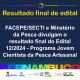 card - FACEPE divulga o resultado final do edital 12 2024 Programa Jovem Cientista da Pesca Artesanal PIBIC Junior