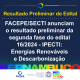 resultado preliminar do edital 162024 IPECTI - energias renovaveis e descarbonizacao