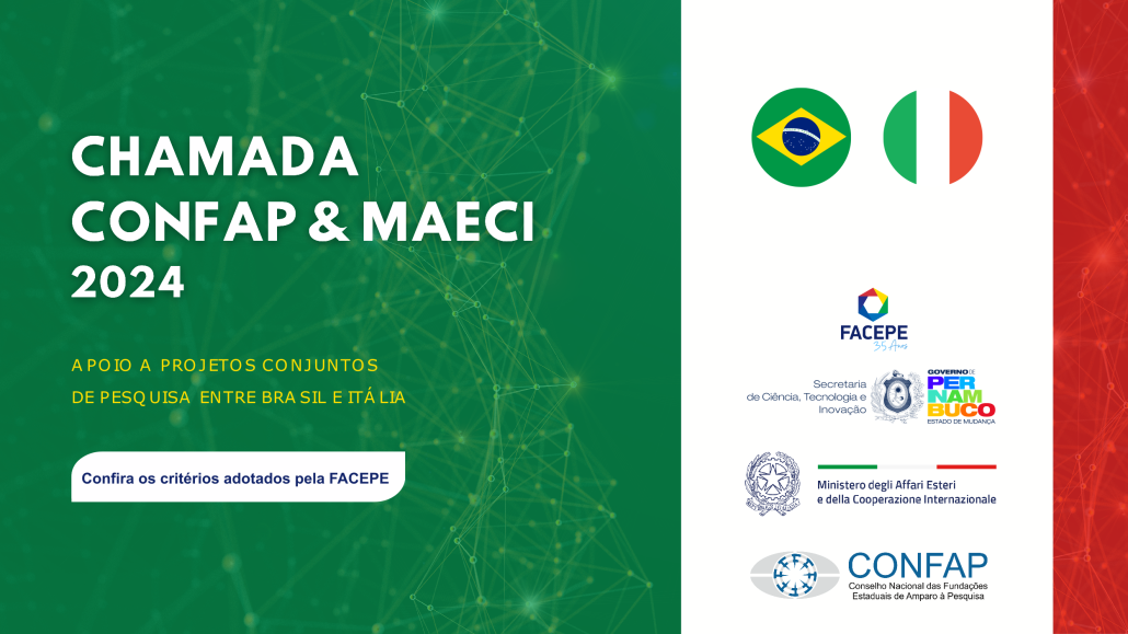 chamada confap maeci 2024 - card site da facepe