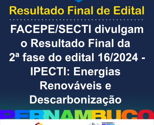 resultado final edital 162024 ipecti energias renovaveis e descarbonizacao
