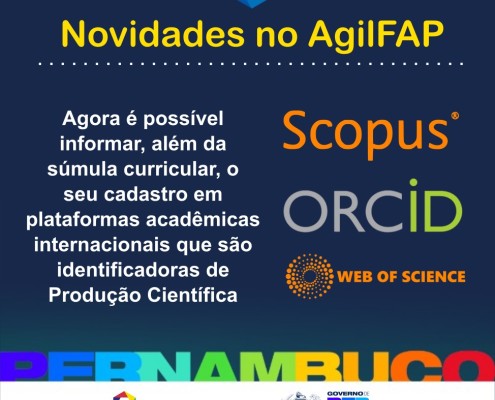 Card Novidade no AgilFAP