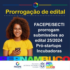 Imagem Edital Pró-sturtups PRORROGAÇÃO