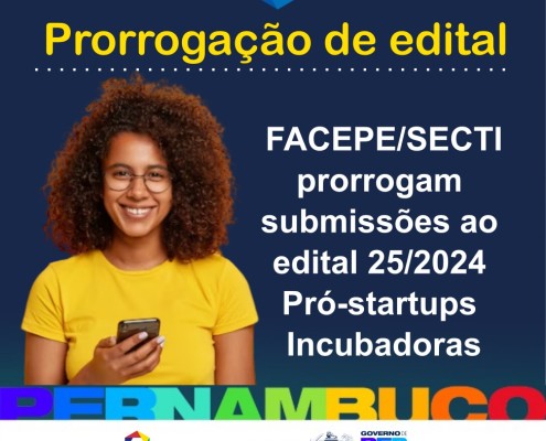 Imagem Edital Pró-sturtups PRORROGAÇÃO