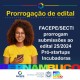 Imagem Edital Pró-sturtups PRORROGAÇÃO
