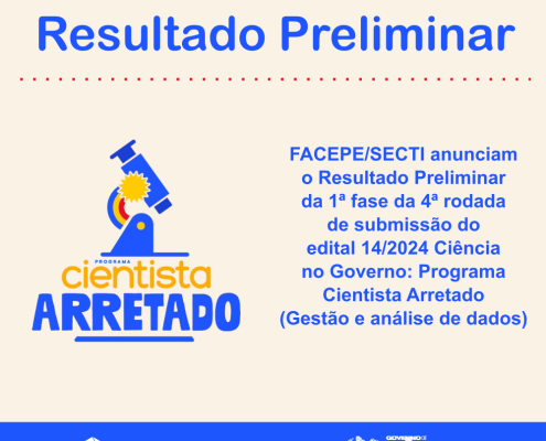 cientista arretado - resultado preliminar -gestao e analise de dados