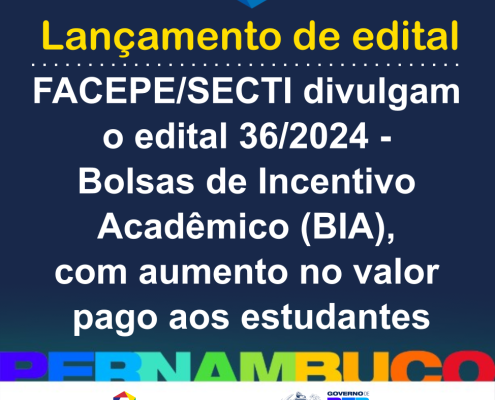 facepe aumenta valor de pesquisa - bia 2