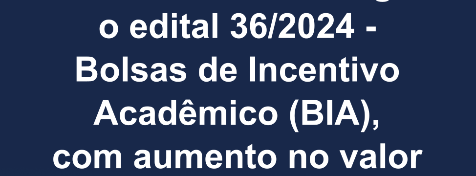 facepe aumenta valor de pesquisa - bia 2