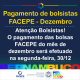 pagamento bolsistas facepe - dezembro