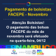 pagamento bolsistas facepe - novembro
