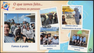 Os pesquisadores puderam apresentar atividades que executam no processo educativo junto a população de Pernambuco.