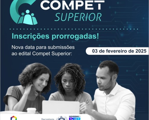 Imagem Compet Superior inscrições prorrogadas para 03 fev