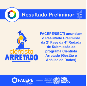 cientista arretado - resultado preliminar - 2 fase - 4 rodada - gestao e analise de dados