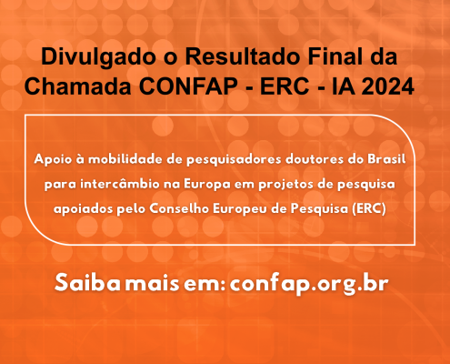 RESULTADO FINAL CHAMADA CONFAP ERC IA 2024 - VER SITE