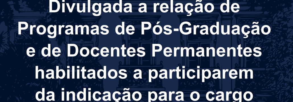 Consulta para a Indicação de Nomes ao Cargo de Diretor da facepe - 2