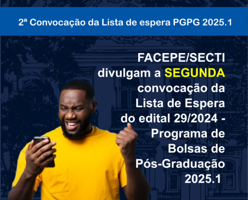 convocacao SEGUNDA de lista de espera PBPG - 2025 - VER2