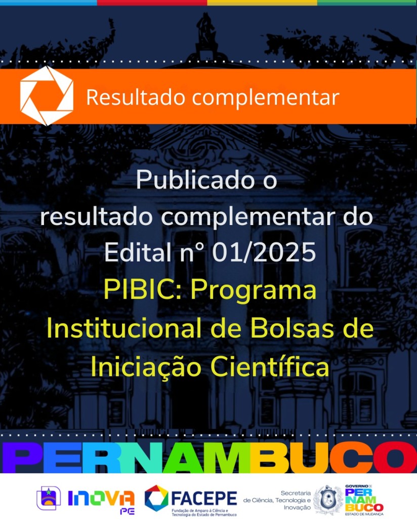 23.09.2025 RESULTADO COMPLEMENTAR PIBIC INSTAGRAM E SITE