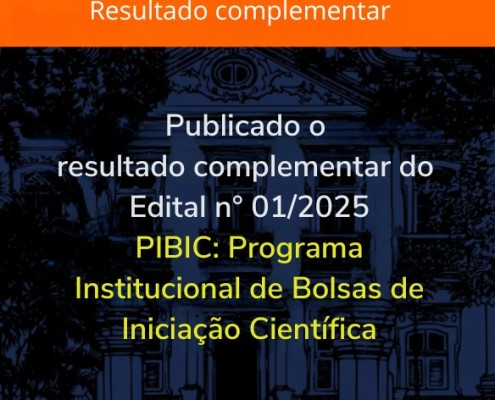 23.09.2025 RESULTADO COMPLEMENTAR PIBIC MINI