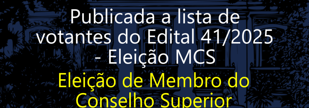 Eleição de Membro do Conselho Superior- Site