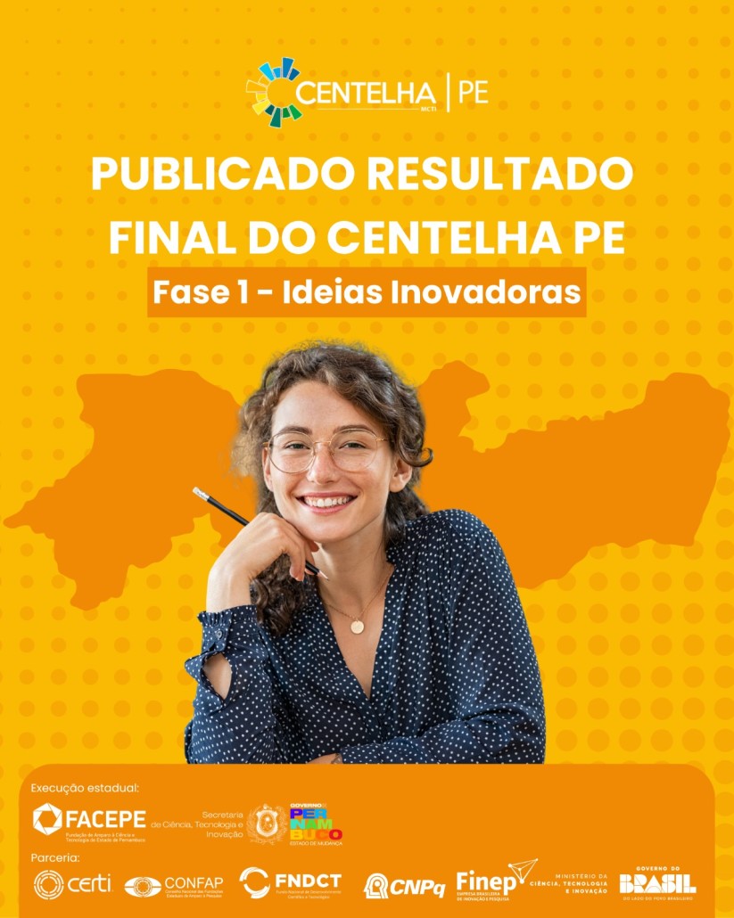 resultado fase 1 centelha PE