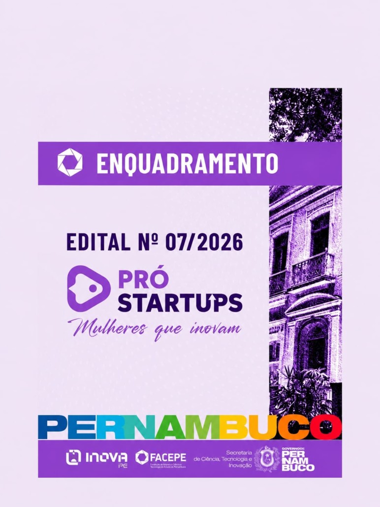 03.06.2026 ENQUADRAMENTO PRO STARTUPS MULHERES QUE INOVAM