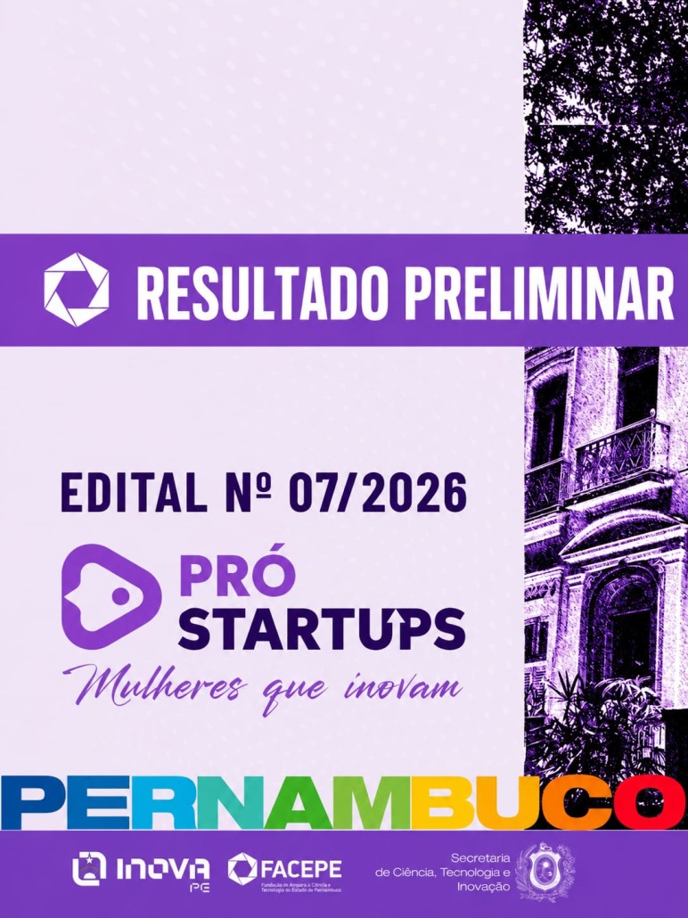 02.07.2026 RESULTADO PRELIMINAR EDITAL 7 PRO STARTUPS